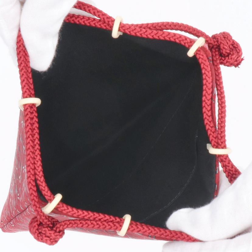 印傳や 印傳や/巾着ポーチ/とんぼ柄//Sランク/93