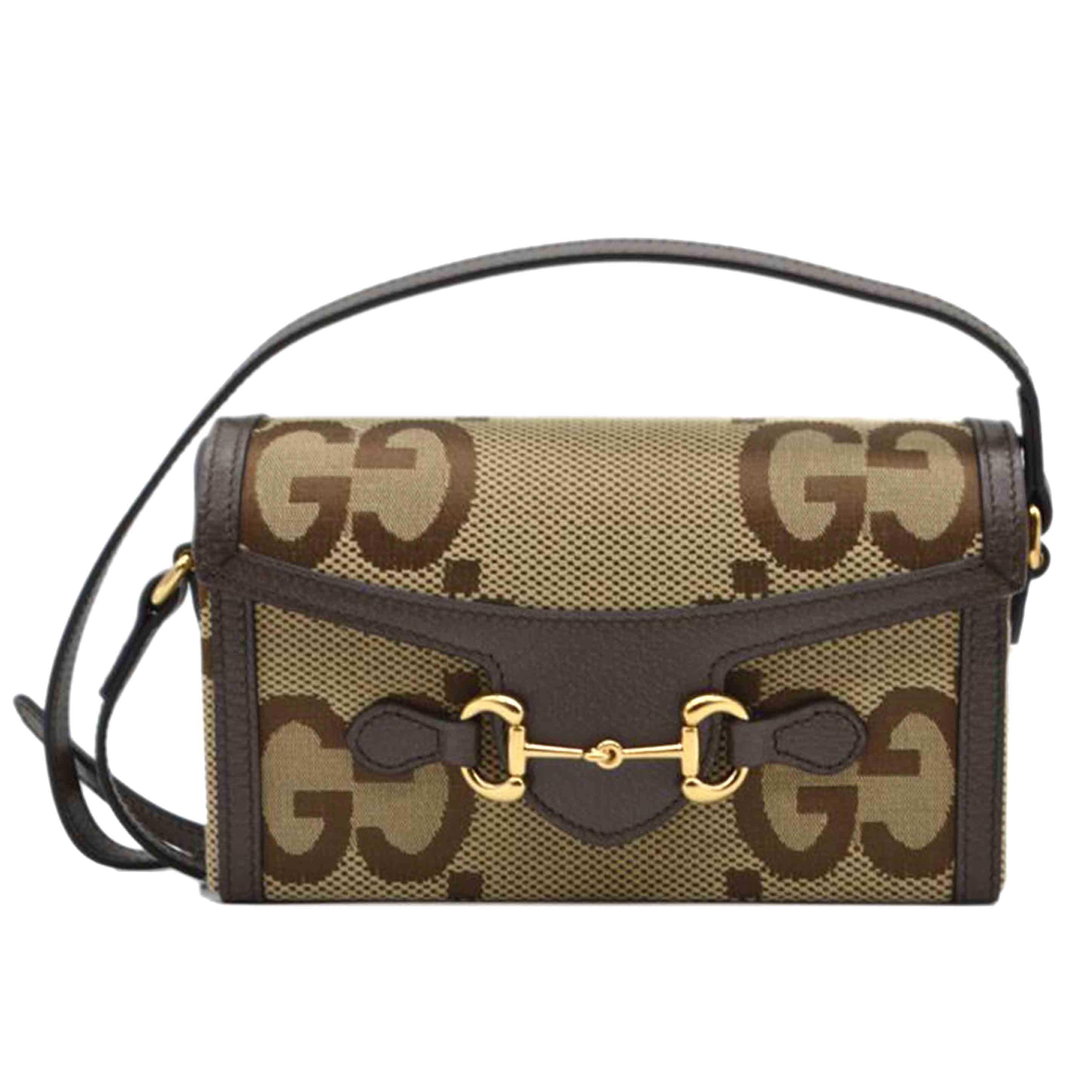 GUCCI グッチ/ジャンボGGホースビット1955ショルダー/699296//214*/Sランク/89