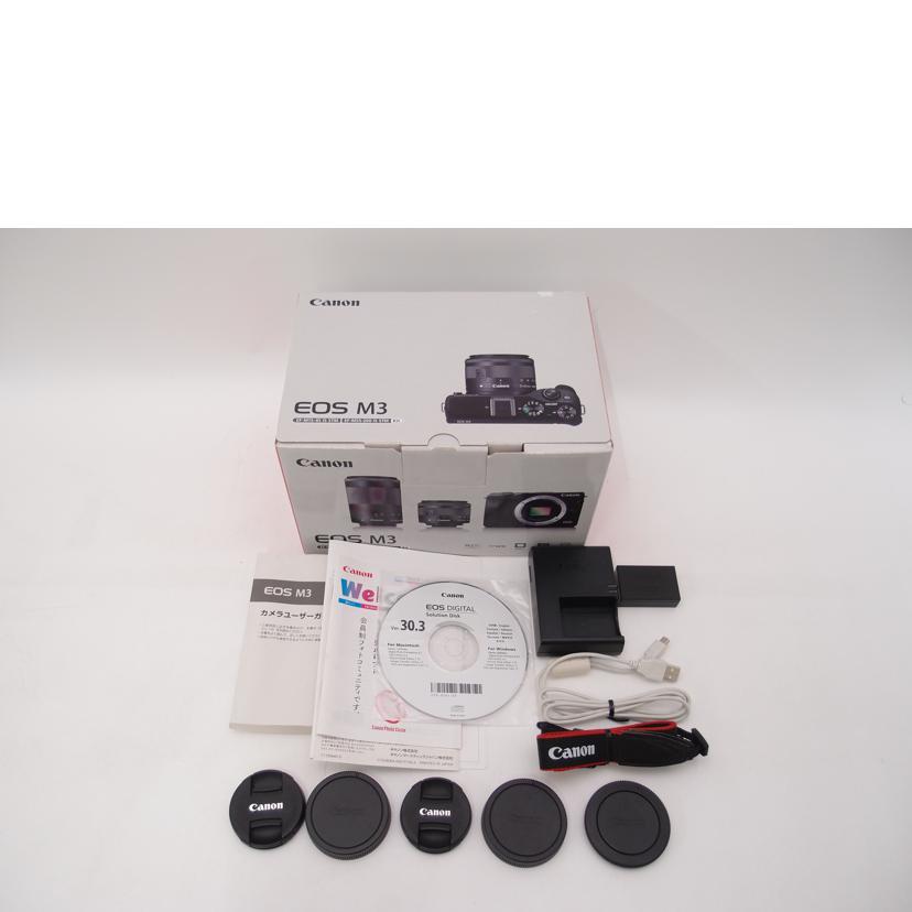 Canon キヤノン/ミラーレス一眼カメラ ダブルズームキット/EOS M3 ダブルズームキット//231044000451/ABランク/69