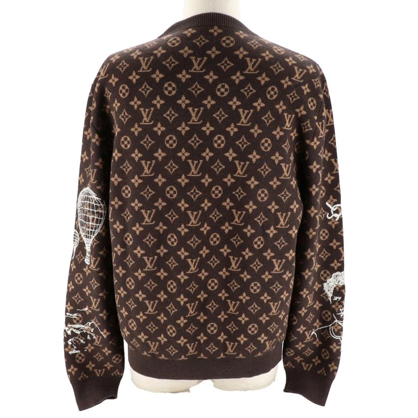 LOUIS VUITTON ルイ・ヴィトン/モノグラム総柄 クルーネックニット/RM232 ZLL HPN95W//サイズ M/Aランク/05