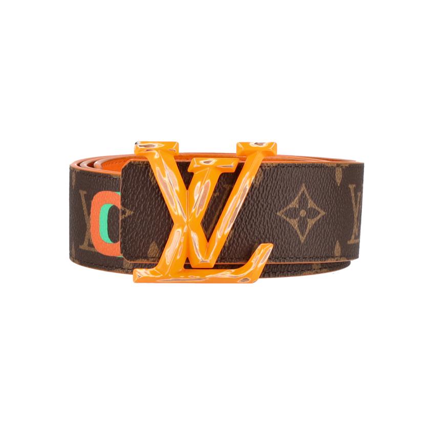 LOUIS VUITTON ルイ・ヴィトン/サンチュール・LVイニシャル 40MM ピラミッド CHICAGO/世界9都市デザイン/M0492//Bランク/05