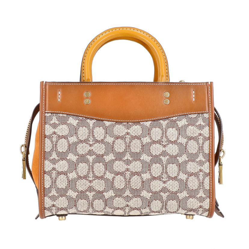 COACH コーチ/ローグ25/シグネチャーテキスタイルジャガード/C6444//B22**/Aランク/75