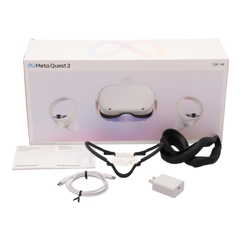 Meta フェイスブック/VRヘッドセット/Meta Quest2/KW49CM 128GB 899-00183-02//1WMVR4148K2472/1WMHHA65FY2466/Bランク/77
