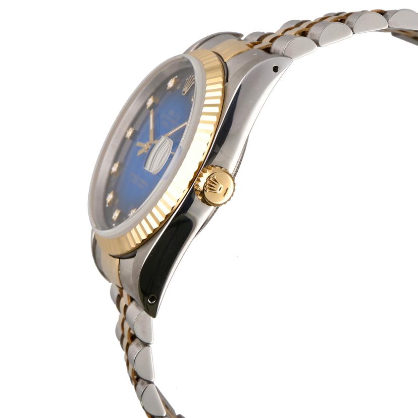 ROLEX ロレックス/デイトジャスト・ブルーグラデーション・SSYG/X番/16233G//X82****/Aランク/75