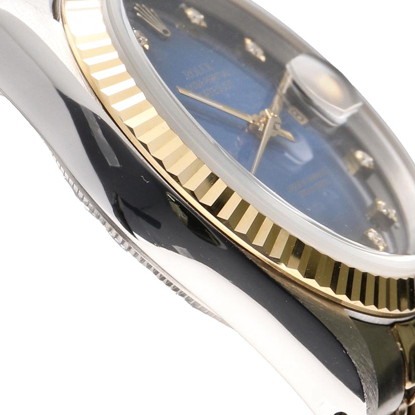 ROLEX ロレックス/デイトジャスト・ブルーグラデーション・SSYG/X番/16233G//X82****/Aランク/75