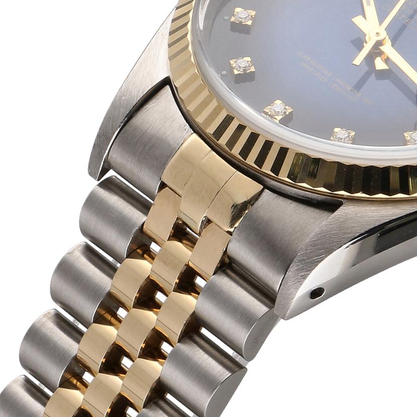 ROLEX ロレックス/デイトジャスト・ブルーグラデーション・SSYG/X番/16233G//X82****/Aランク/75