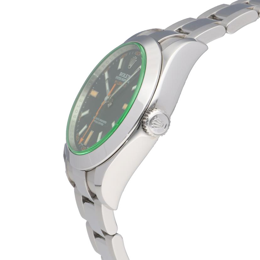 ROLEX ロレックス/ミルガウス・グリーンガラス/V番/116400GV//V02**********/SAランク/92