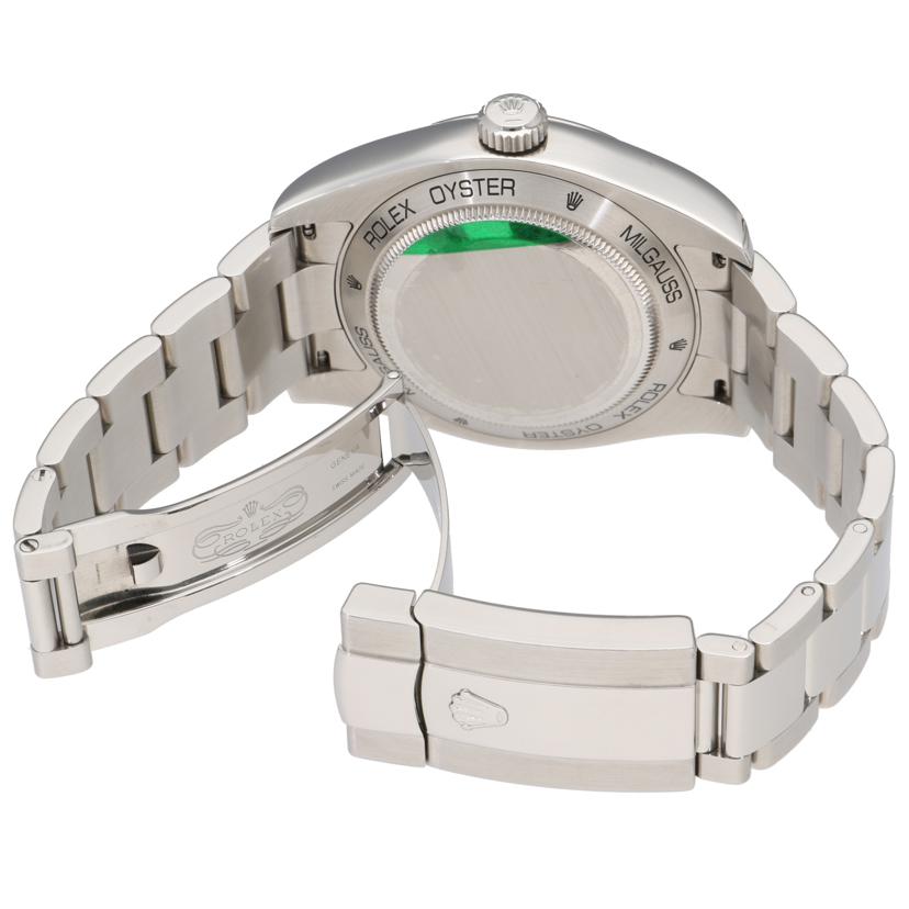 ROLEX ロレックス/ミルガウス・グリーンガラス/V番/116400GV//V02**********/SAランク/92