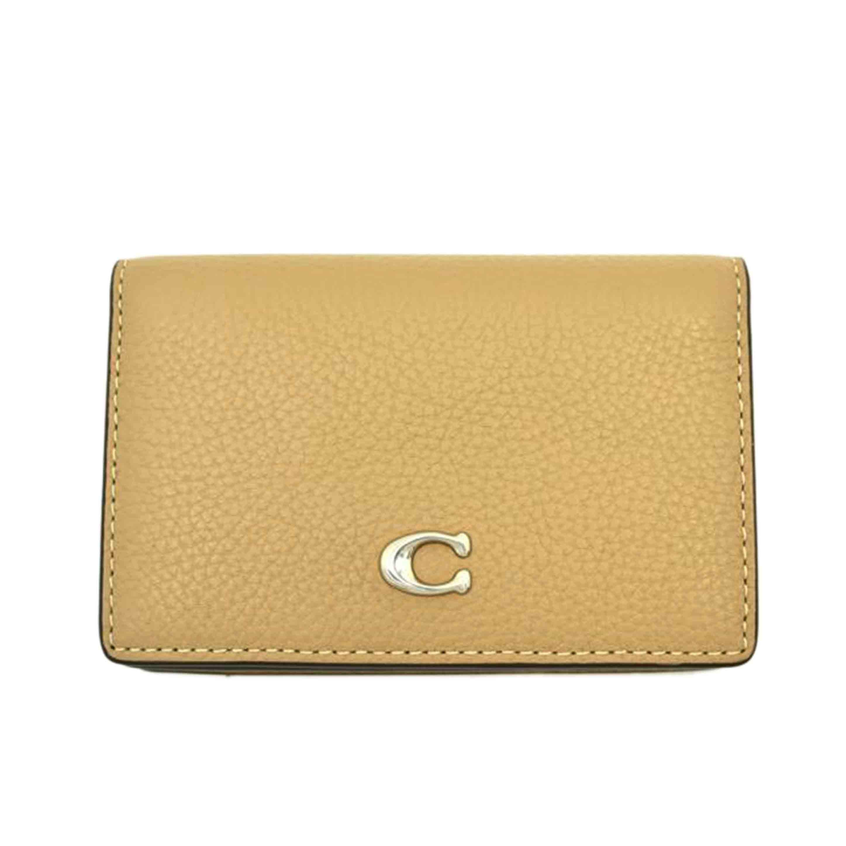 COACH/エッセンシャルビジネスカードケース/ベージュ/CS003//M23**/Aランク/75