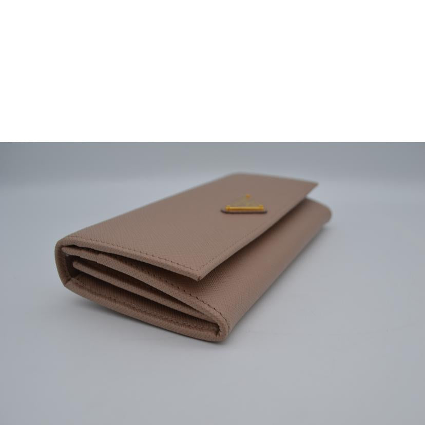 PRADA プラダ/サフィアーノメタルオロレザー長財布/カメオ/1MH132//181/Aランク/89