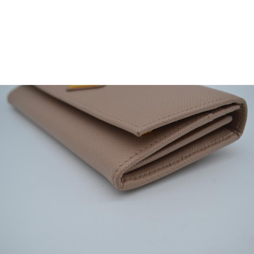 PRADA プラダ/サフィアーノメタルオロレザー長財布/カメオ/1MH132//181/Aランク/89