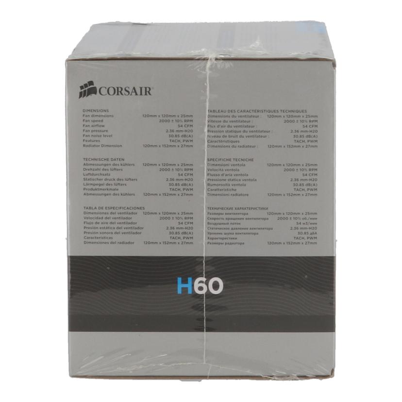 Corsair コルセア /水冷一体型CPUクーラー/H60/CW-9060007-WW//17389430/Sランク/67