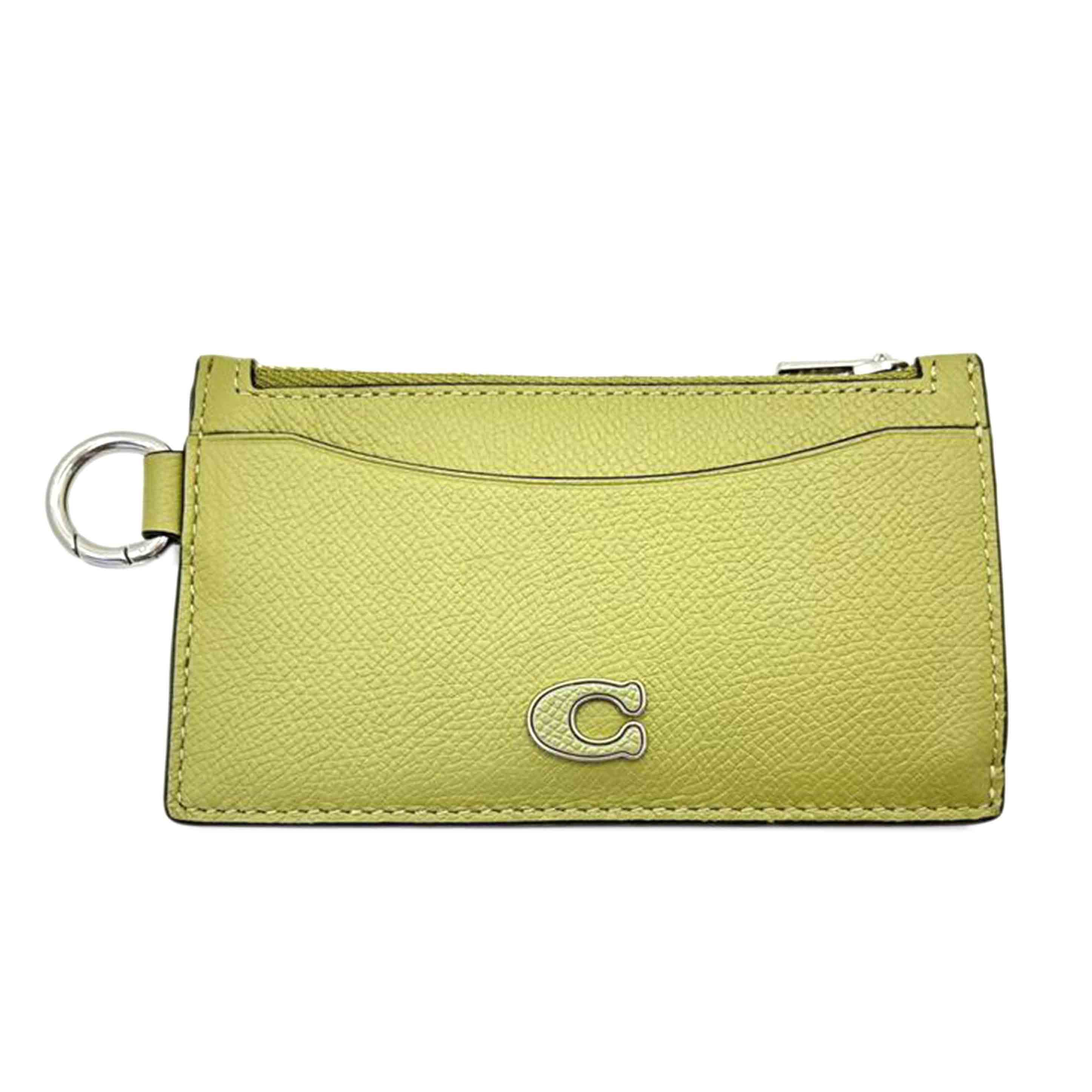 COACH/コーチ/ジップコインケース/カーキ/CJ879//J23**/Aランク/75