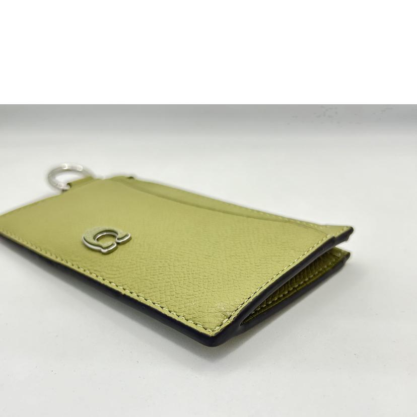 COACH/コーチ/ジップコインケース/カーキ/CJ879//J23**/Aランク/75