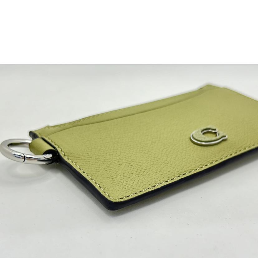 COACH/コーチ/ジップコインケース/カーキ/CJ879//J23**/Aランク/75
