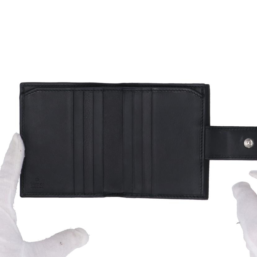 GUCCI グッチ/スパークリング/ミニフレンチフラップウォレット/369683//490**/Aランク/91
