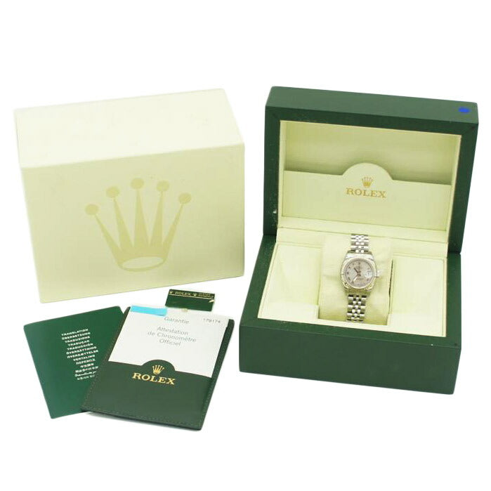 ROLEX ロレックス/デイトジャスト・レディース・シルバーローマン/D番/179174//D11**********/SAランク/92