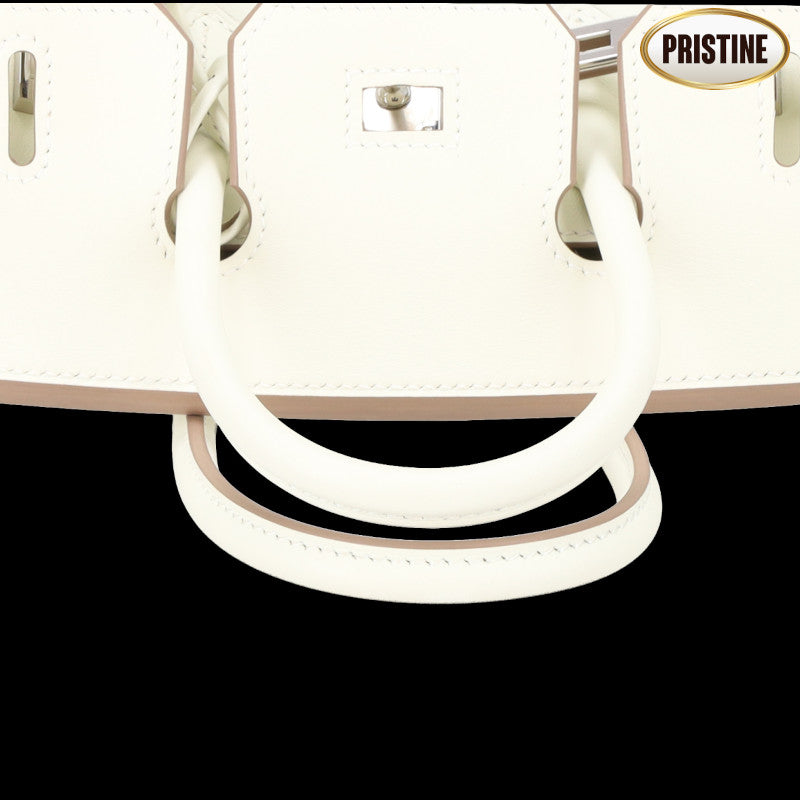 HERMES エルメス/バーキン25/スイフト/ニューホワイト/SV金具//B刻印******/SAランク/57