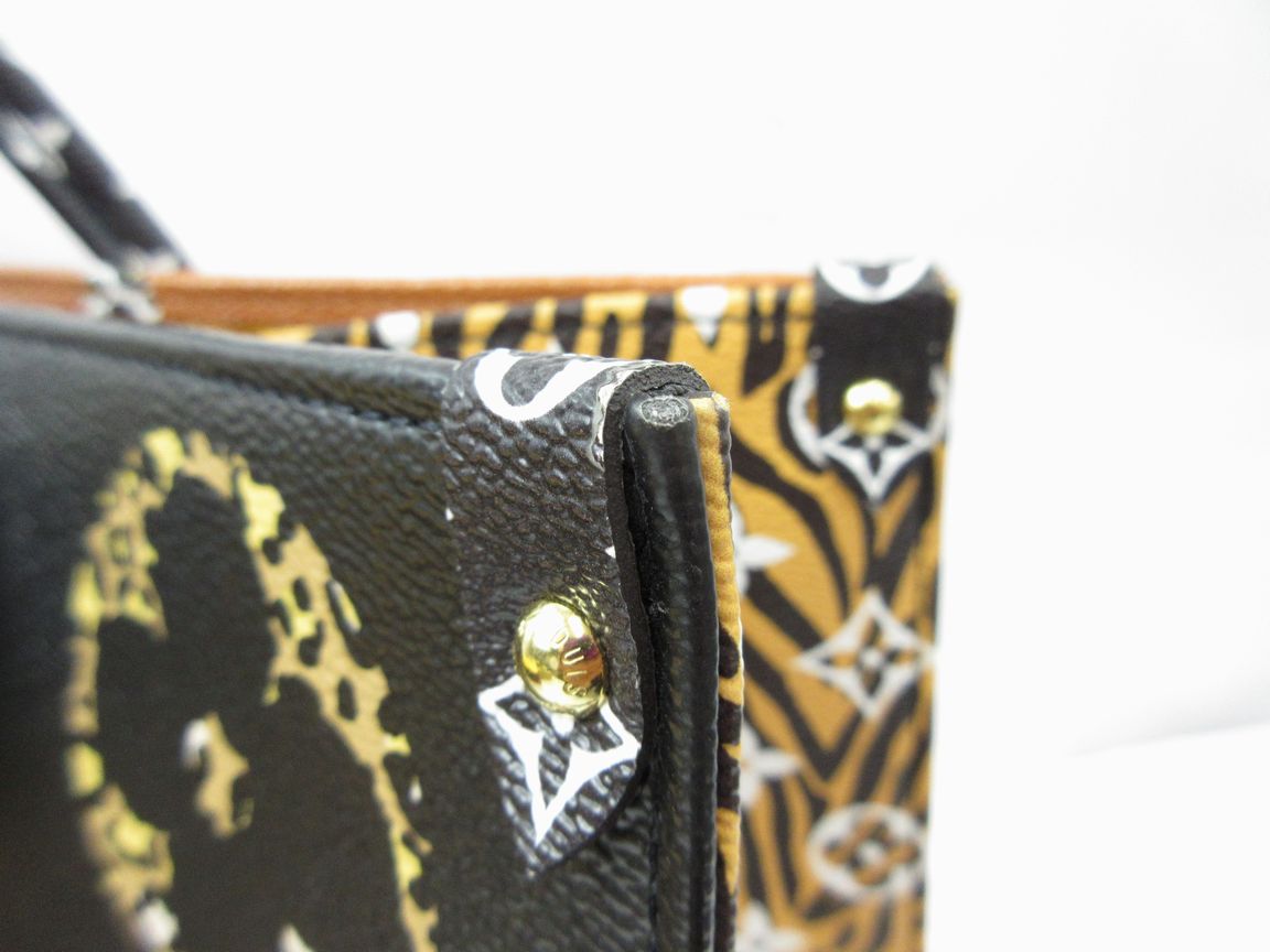 LOUIS VUITTON ルイ・ヴィトン/オンザゴーGM/レオパード/ノワール/M44674/ICタ**/ルイ・ヴィトン/ABランク/06【中古】