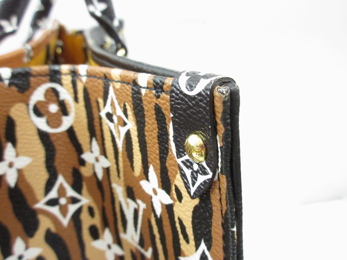 LOUIS VUITTON ルイ・ヴィトン/オンザゴーGM/レオパード/ノワール/M44674/ICタ**/ルイ・ヴィトン/ABランク/06【中古】