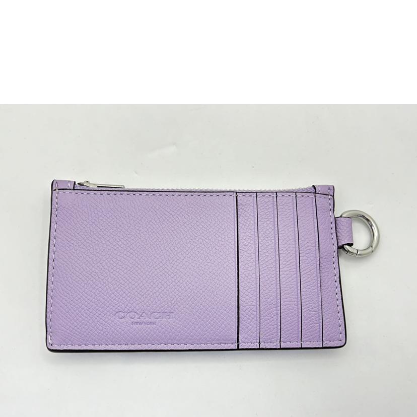 COACH/コーチ/ジップカードケース/ブルーベリー/CJ879//M23*/Aランク/75