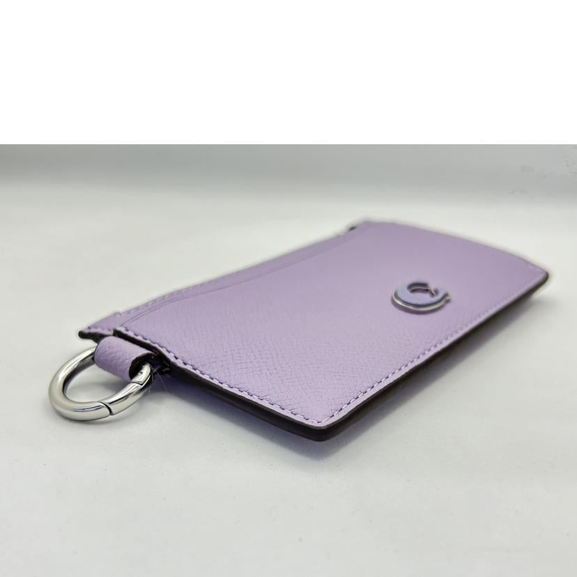COACH/コーチ/ジップカードケース/ブルーベリー/CJ879//M23*/Aランク/75