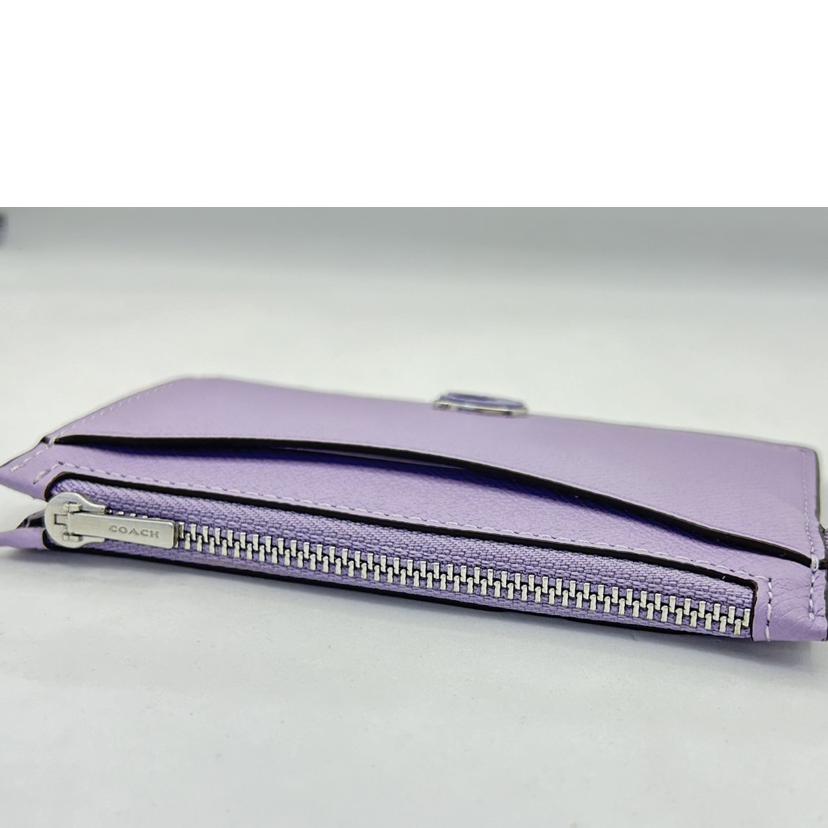 COACH/コーチ/ジップカードケース/ブルーベリー/CJ879//M23*/Aランク/75