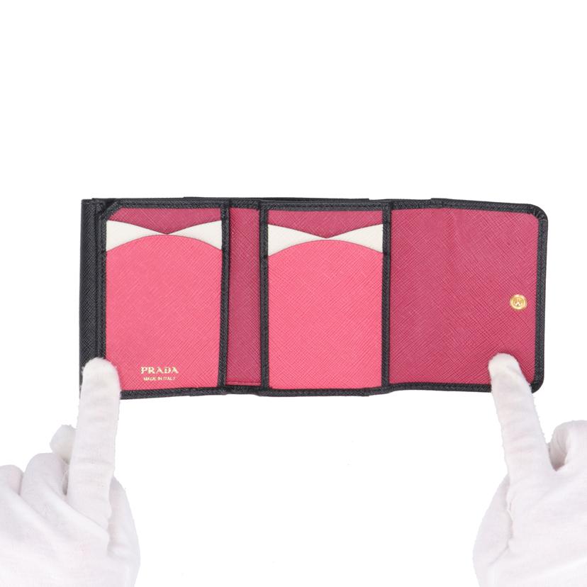 PRADA プラダ/サフィアーノ三つ折り財布/1MH043//RFI*/ABランク/94