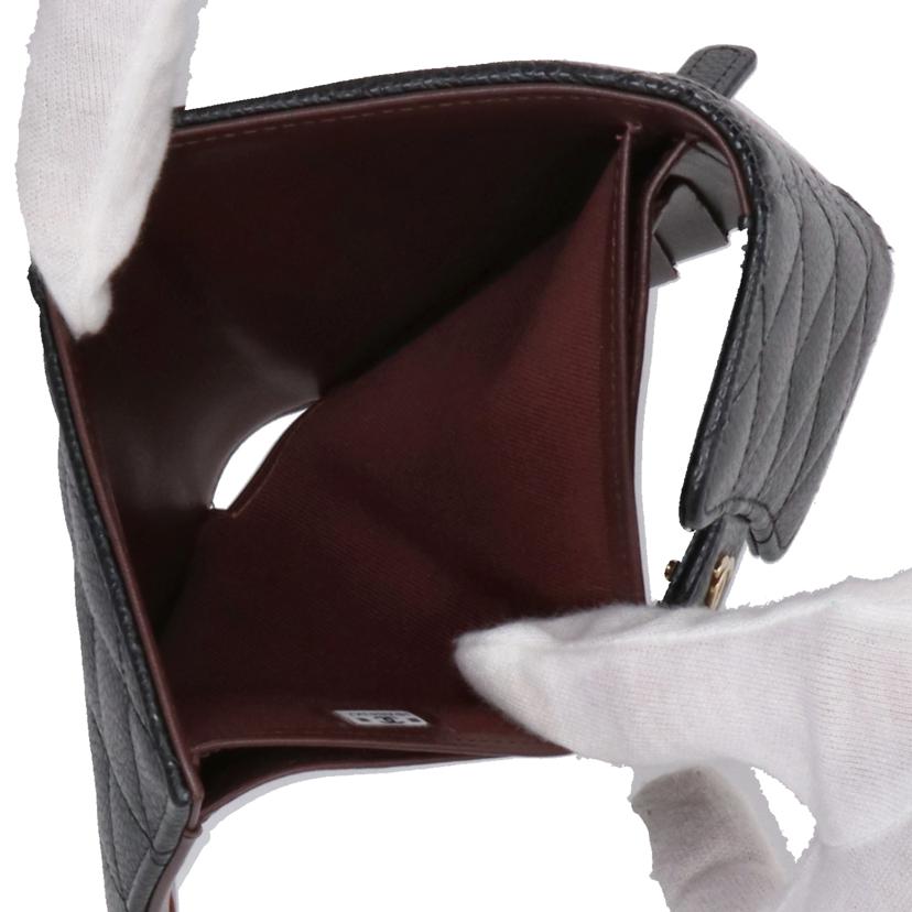 CHANEL/マトラッセスモールフラップウォレット//HPA*****/Aランク/67