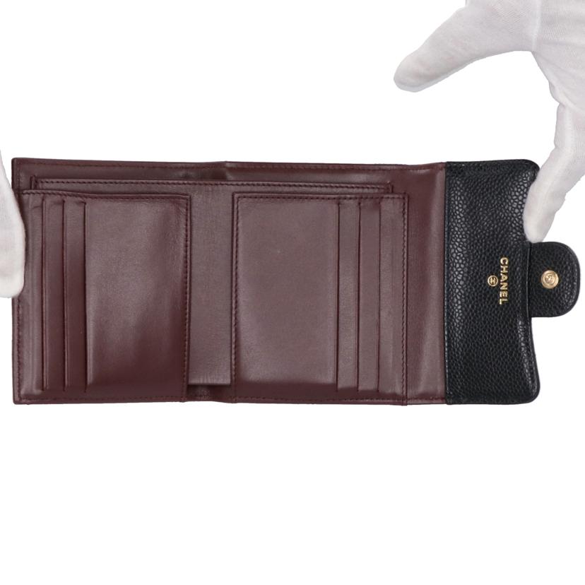 CHANEL/マトラッセスモールフラップウォレット//HPA*****/Aランク/67