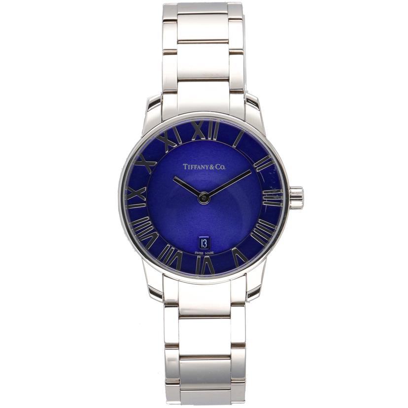 TIFFANY&Co. ティファニー/アトラスドームデイト/ブルー文字盤/クォーツ//1N1******/ABランク/75