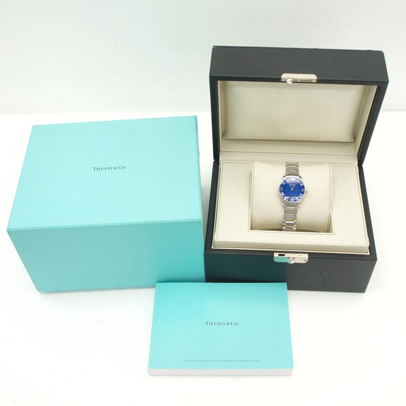 TIFFANY&Co. ティファニー/アトラスドームデイト/ブルー文字盤/クォーツ//1N1******/ABランク/75
