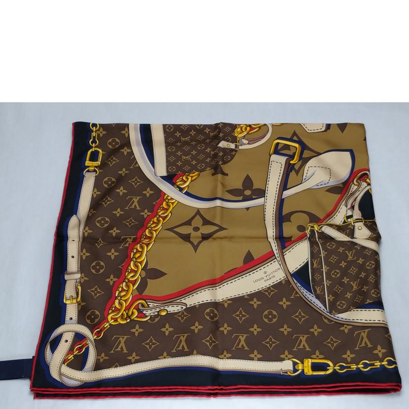 LV ルイヴィトン/カレ トリビュート トゥー/シルクスカーフ モノグラム/M76202//CC1***/ABランク/52