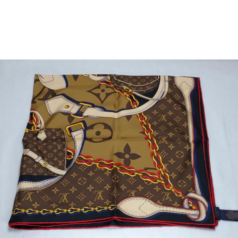 LV ルイヴィトン/カレ トリビュート トゥー/シルクスカーフ モノグラム/M76202//CC1***/ABランク/52