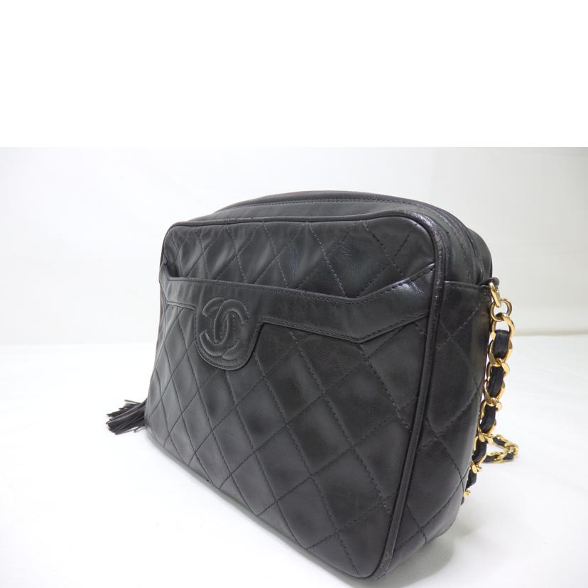 CHANEL シャネル/ココマークショルダーバッグ/フリンジ/ゴールド金具//261****/Bランク/84