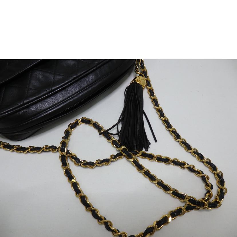 CHANEL シャネル/ココマークショルダーバッグ/フリンジ/ゴールド金具//261****/Bランク/84