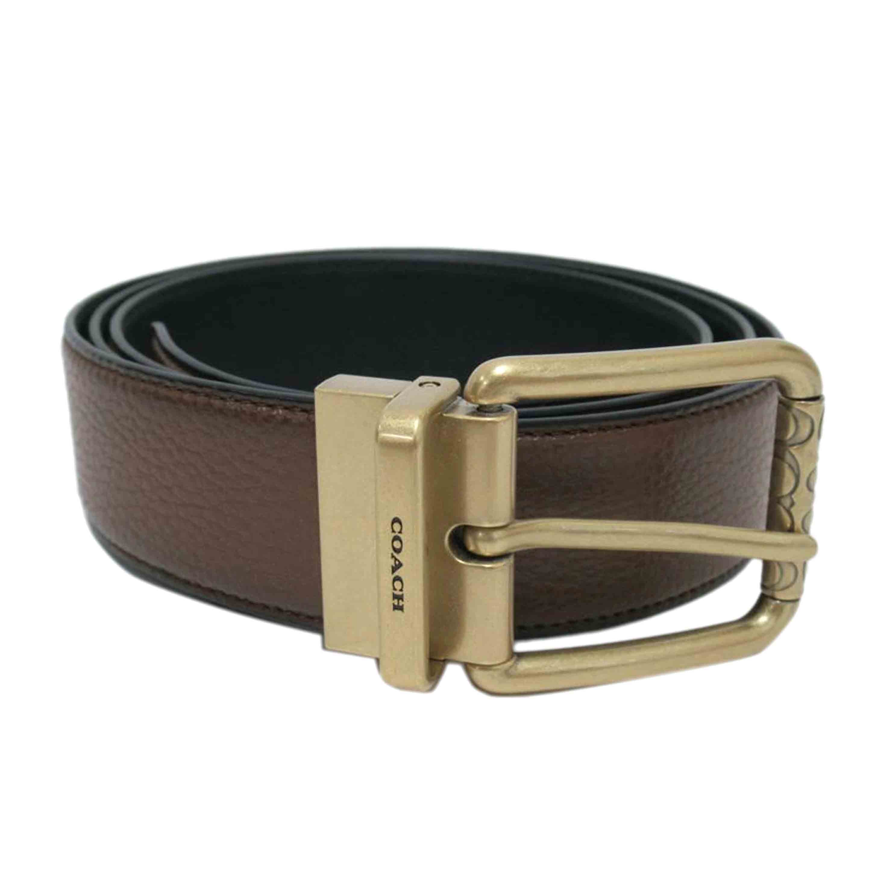 COACH/ベルト/スクエアローラー/CQ015 ABFD2//Aランク/63