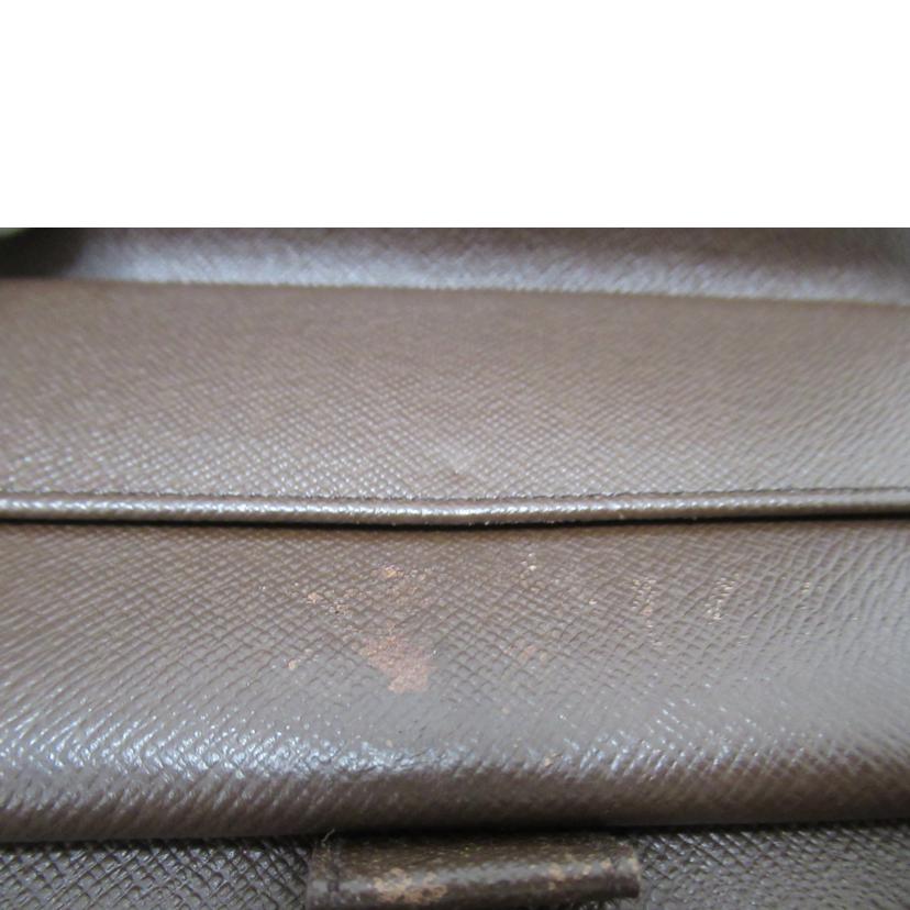 LOUIS VUITTON/ポルトフォイユ・インターナショナル/ダミエ・エベヌ/N61217//TH0***/Bランク/63