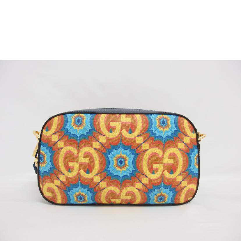 GUCCI グッチ/GGカレイドスコープ ショルダー/ネイビー×オレンジ/476466//520***/Aランク/04