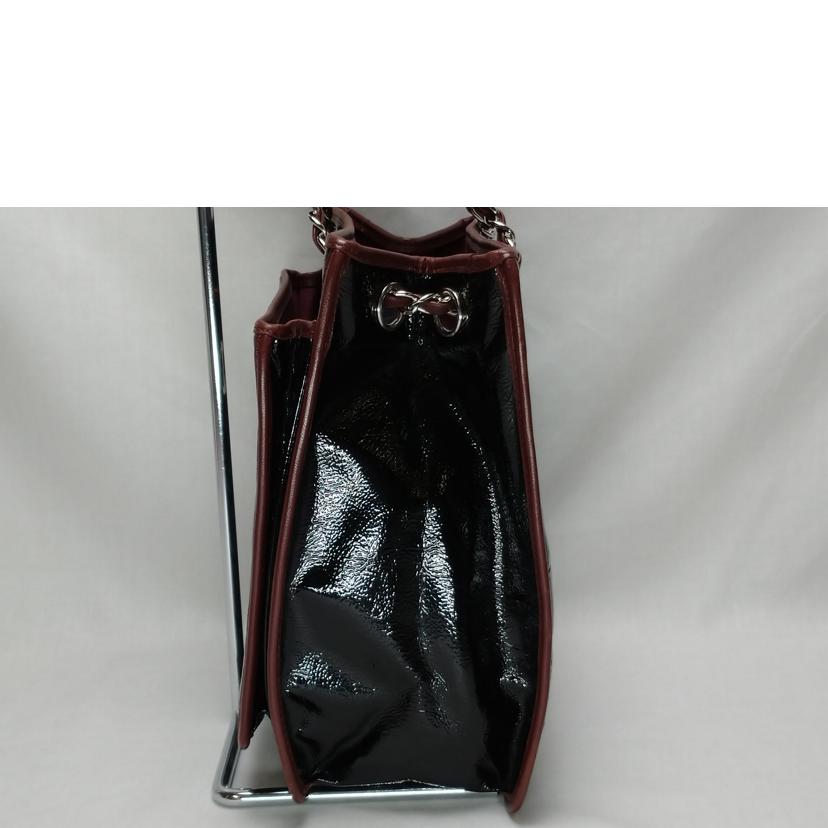 CHANEL シャネル/チョコバー チェーントート パテントレザー//110*****/Bランク/52