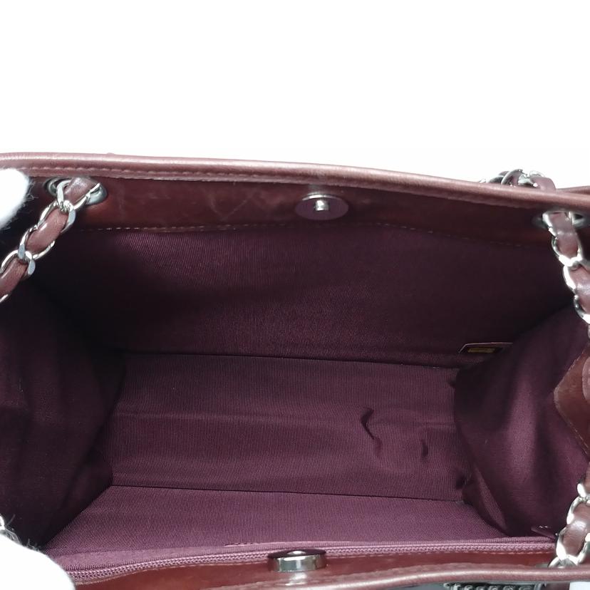 CHANEL シャネル/チョコバー チェーントート パテントレザー//110*****/Bランク/52