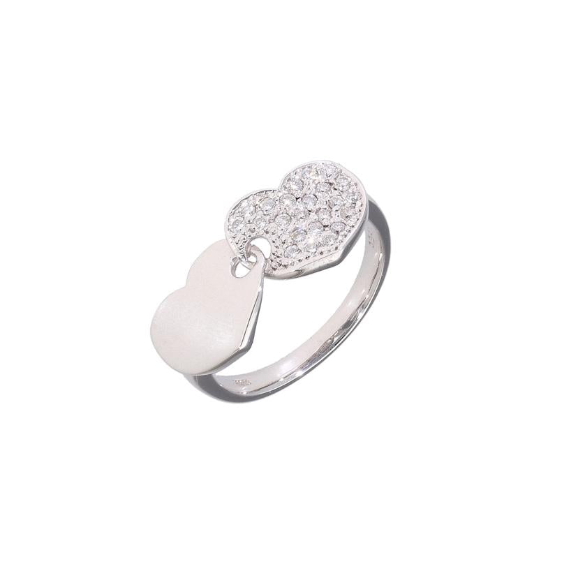 K18WGダイヤリング0.23ct//Aランク/64