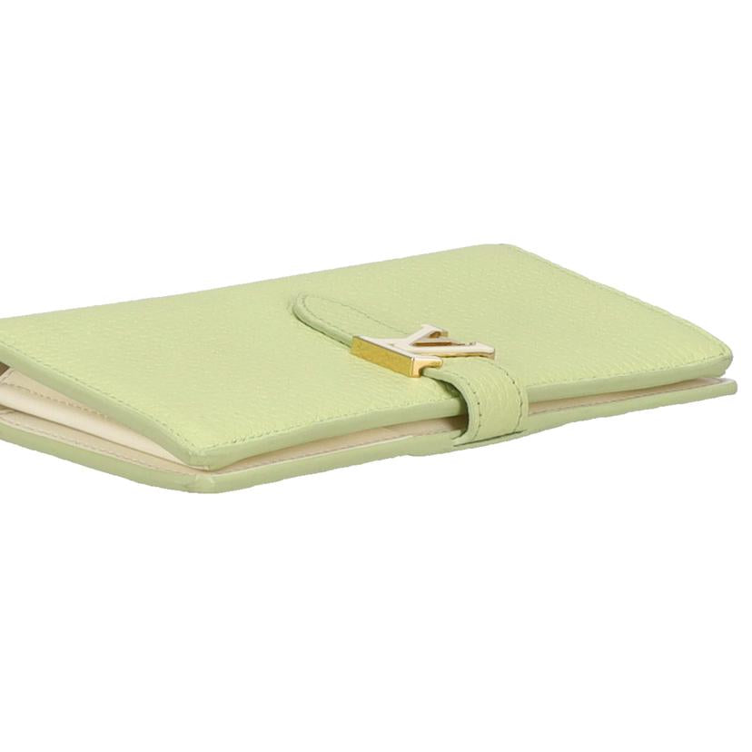 LOUIS VUITTON ルイヴィトン/ジッピーウォレット・ヴェルティカル/ライムグリーン/M82512//RFI*/Aランク/91