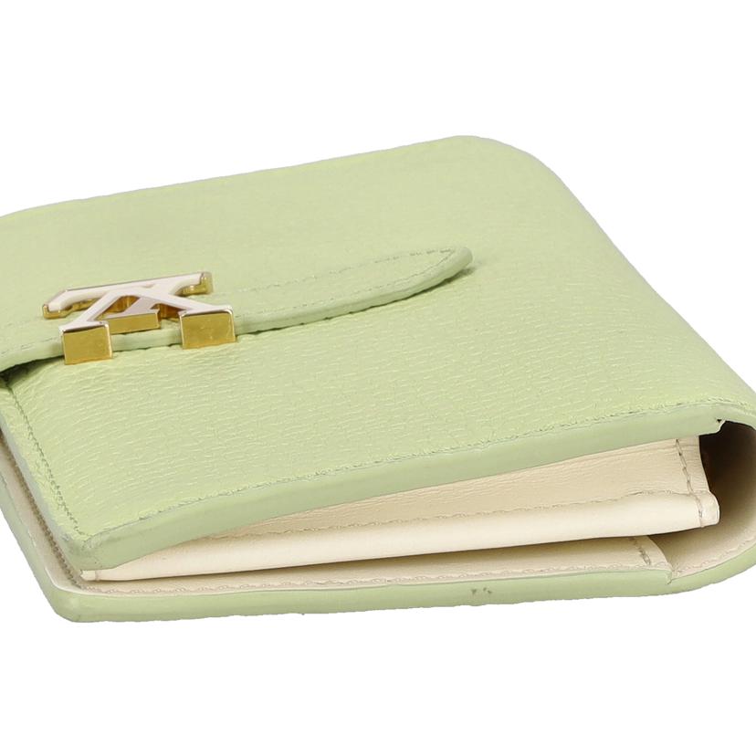 LOUIS VUITTON ルイヴィトン/ジッピーウォレット・ヴェルティカル/ライムグリーン/M82512//RFI*/Aランク/91