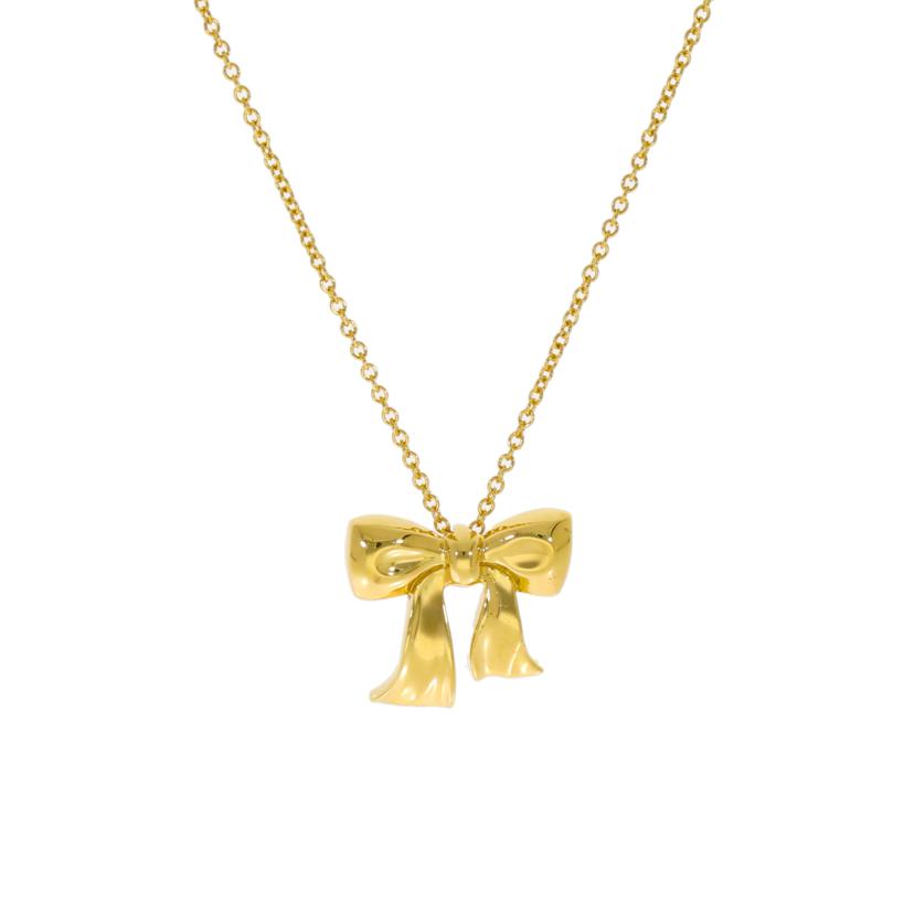 TIFFANY&Co. ティファニー/K18リボンネックレス//Aランク/18