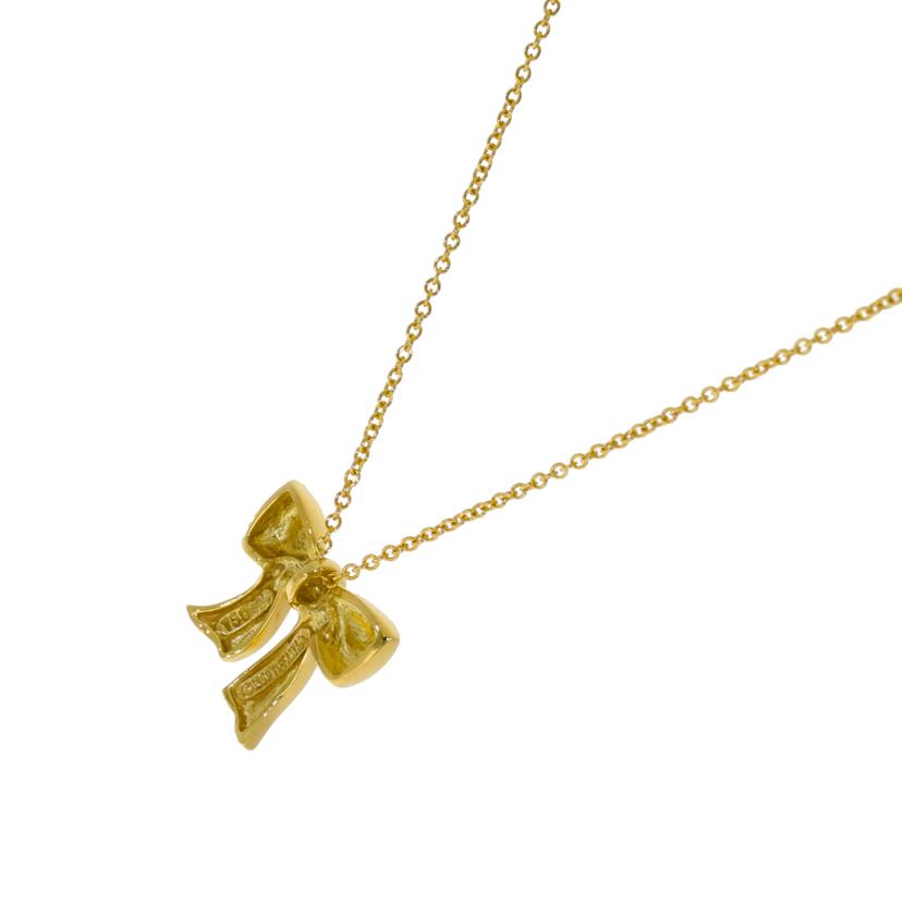 TIFFANY&Co. ティファニー/K18リボンネックレス//Aランク/18