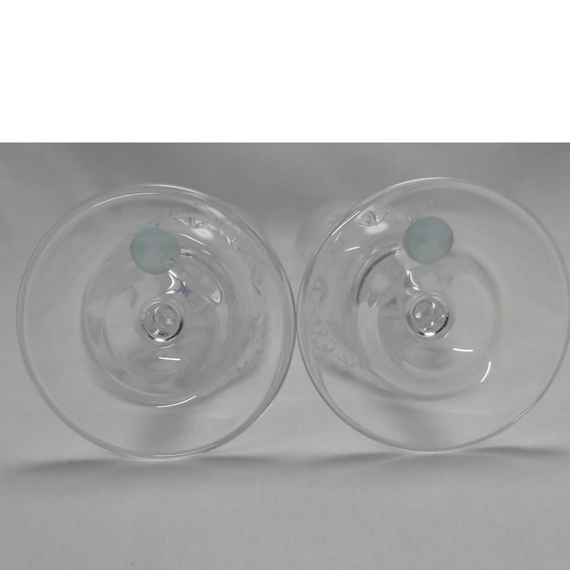 TIFFANY ティファニー/フローレット シャンパン グラス ペア//Aランク/52