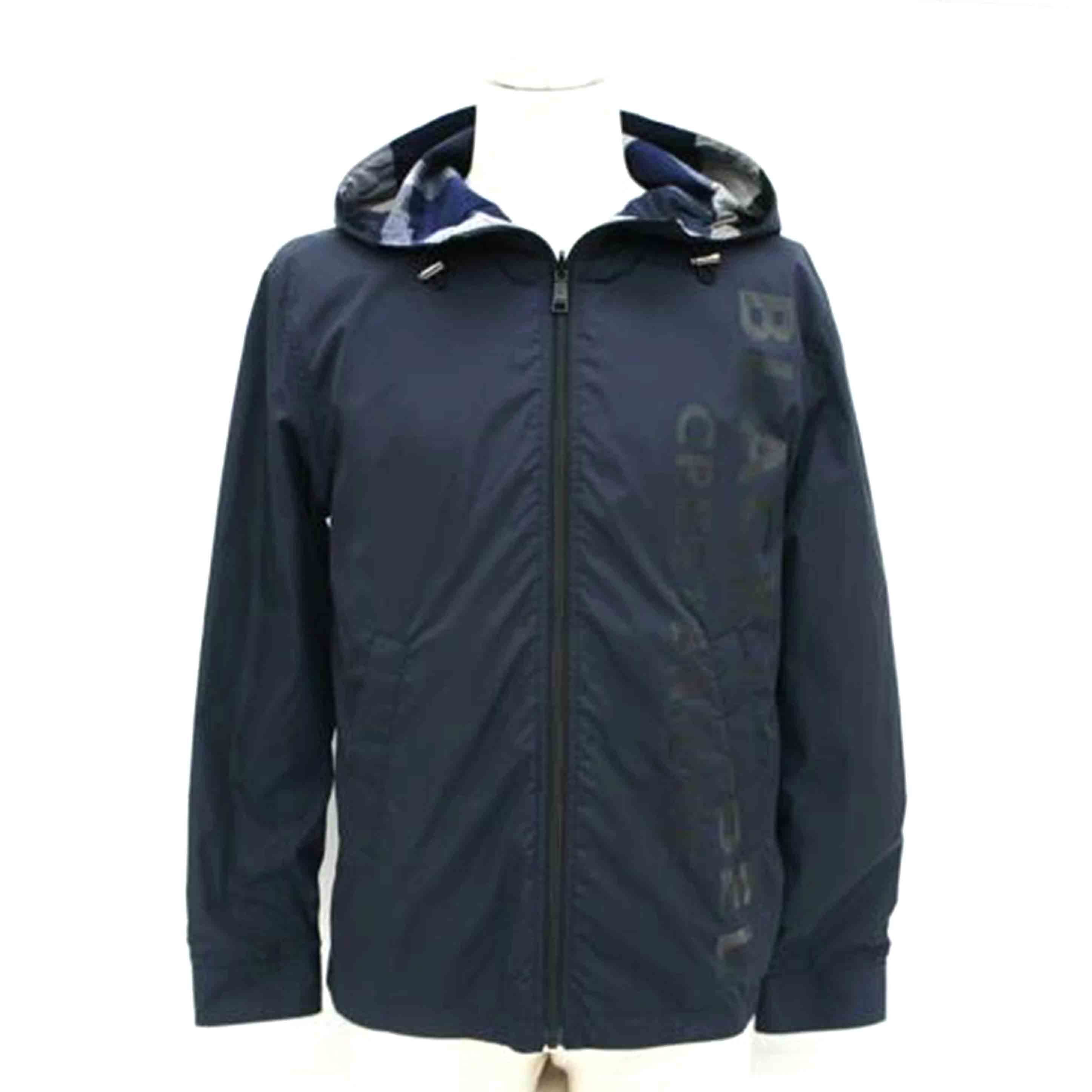 BLUE LABEL CRESTBRIDGE ブルゾン　リバーシブル クレストブリッジチェックリバーシブルダンボールミディ丈コーディガン