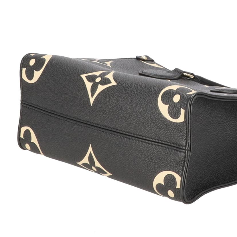LOUIS VUITTON ルイ・ヴィトン/オンザゴー PM ブラック ベージュ/ モノグラム・アンプラント/M45659//RFI*/ABランク/94