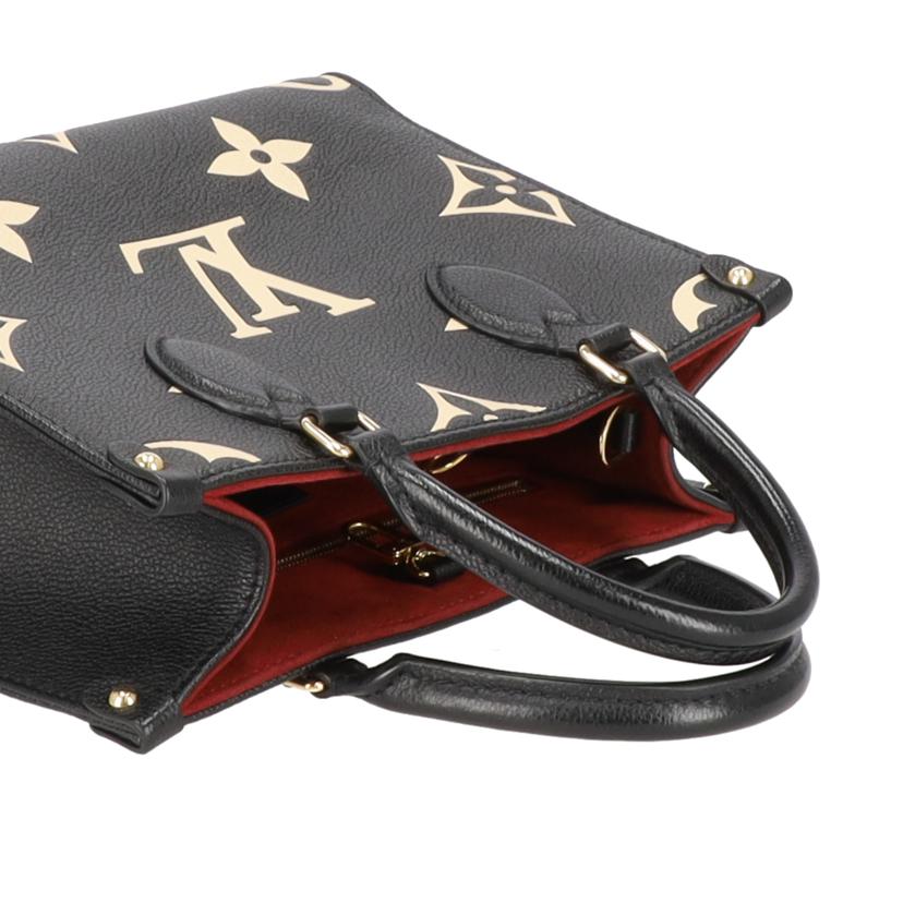 LOUIS VUITTON ルイ・ヴィトン/オンザゴー PM ブラック ベージュ/ モノグラム・アンプラント/M45659//RFI*/ABランク/94